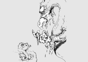 Illustration pour livre sur la mytholgie
