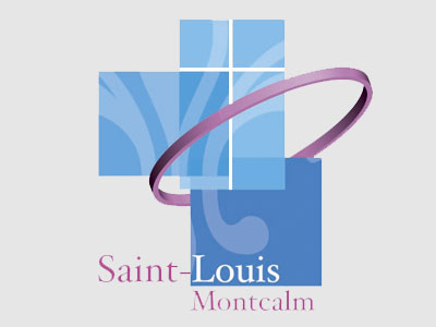 creation de l'identité visuelle du groupe scolaire Saint-Louis Montcalm